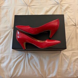 Vince Camuto Shiny Red Pumps